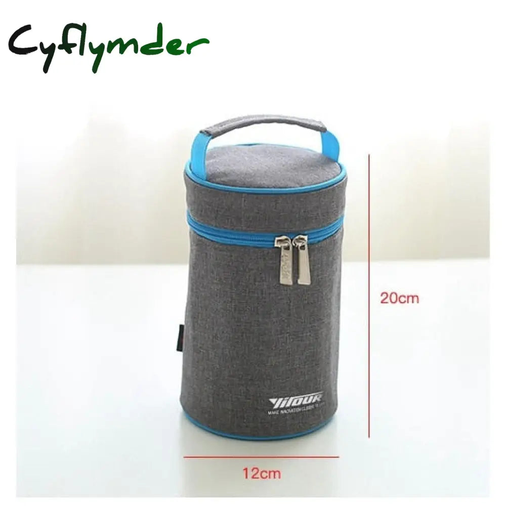 New Fashion Denim Lunch Bag Thermal Food Insulated Kids Women Or Men Casual Cooler Thermo Picnic