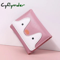 New Fashion Women Cute Small Animals Coin Bag Wallet Designed Pu Leather Coin Purse Female Card