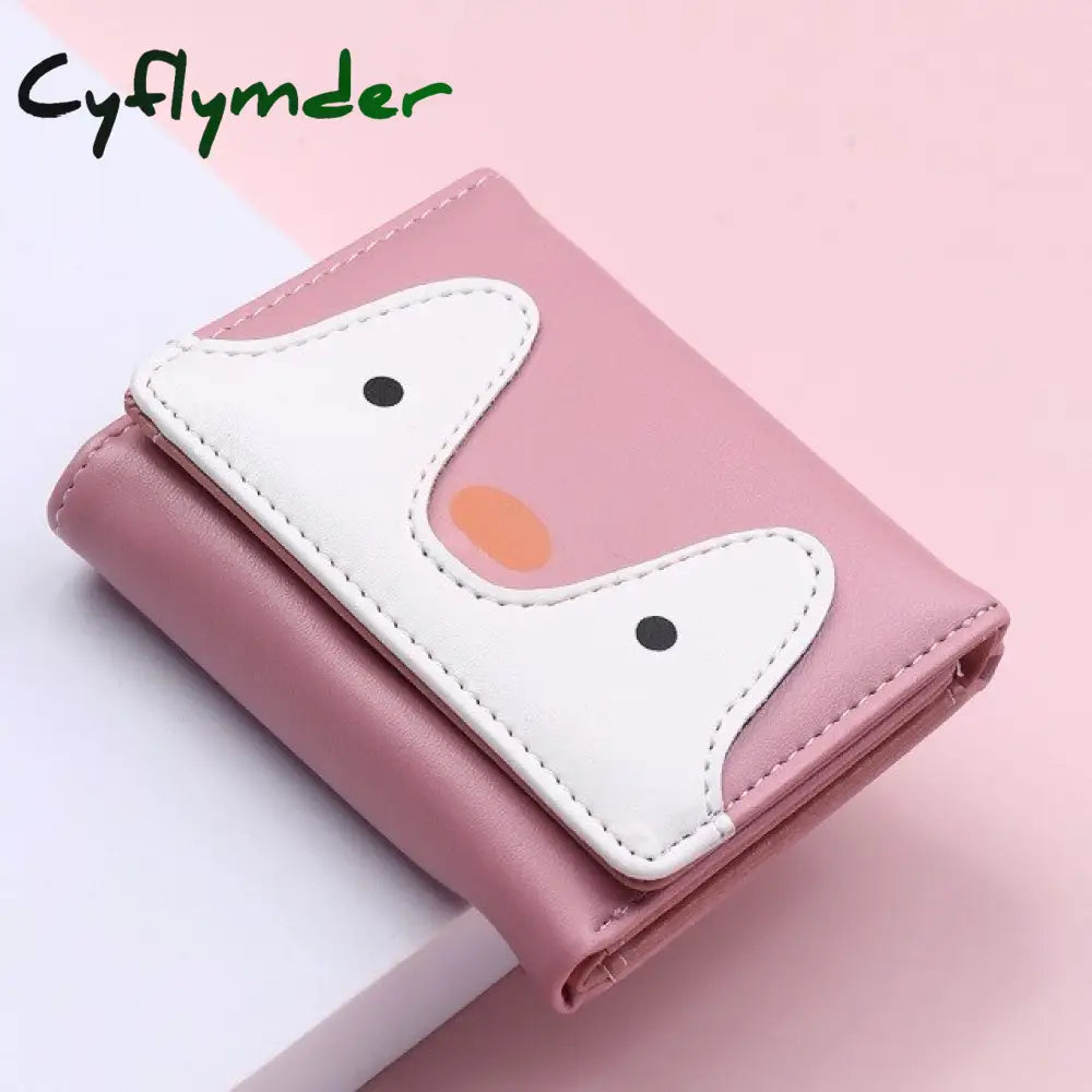 New Fashion Women Cute Small Animals Coin Bag Wallet Designed Pu Leather Coin Purse Female Card