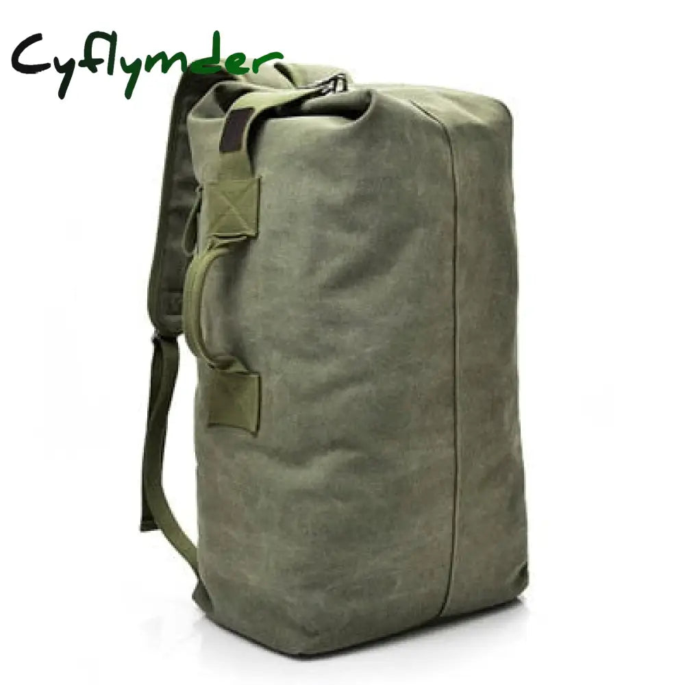 New Large Capacity Rucksack Man Travel Bag Mountaineering Backpack Male Luggage Canvas Bucket