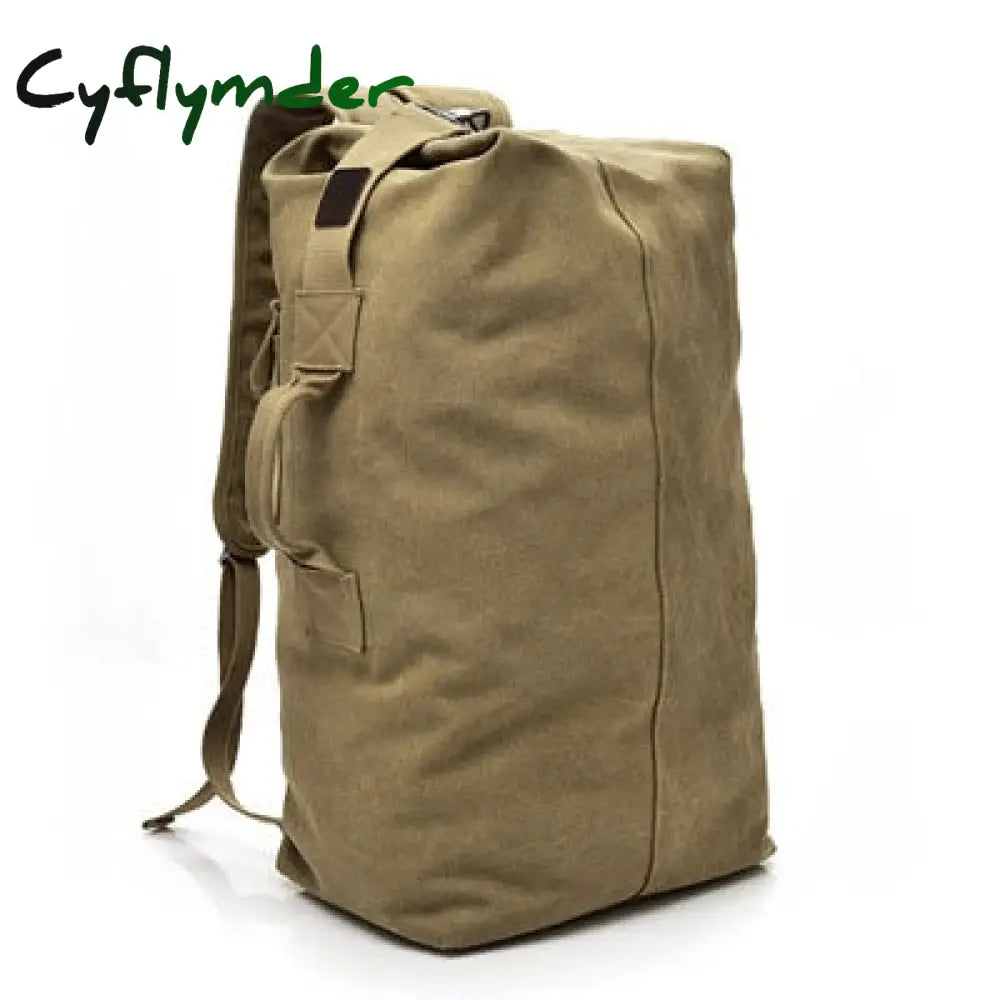 New Large Capacity Rucksack Man Travel Bag Mountaineering Backpack Male Luggage Canvas Bucket