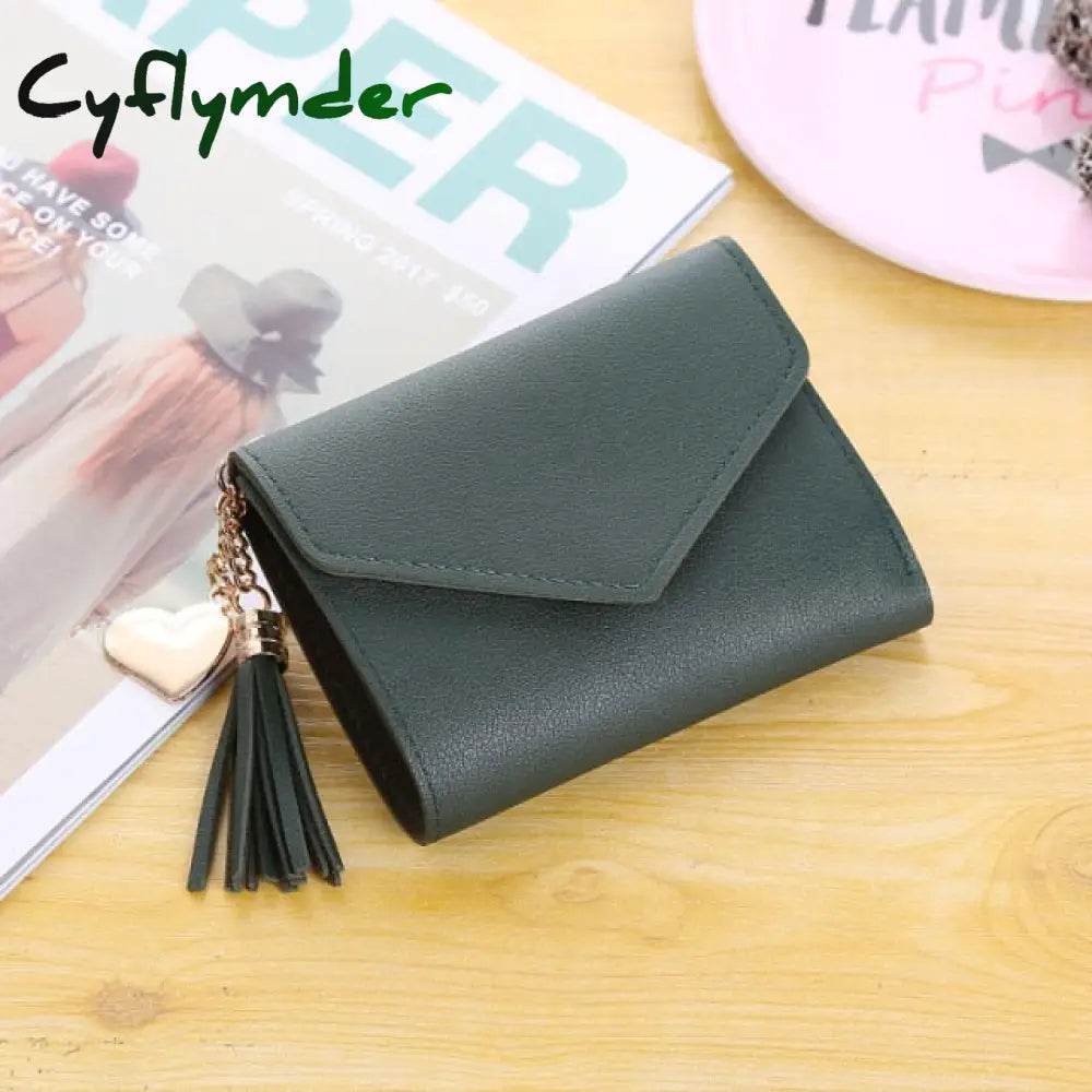 New Leather Small Wallet Women Luxury Brand Famous Mini Wallets Purses Female Short Coin Zipper