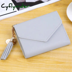 New Leather Small Wallet Women Luxury Brand Famous Mini Wallets Purses Female Short Coin Zipper