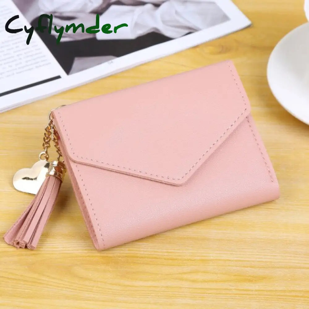 New Leather Small Wallet Women Luxury Brand Famous Mini Wallets Purses Female Short Coin Zipper