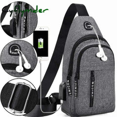 New Mini Male Bags Pouch For Travel Sport Casual Crossbody Chest Bag Men Shoulder Nylon Waist Packs