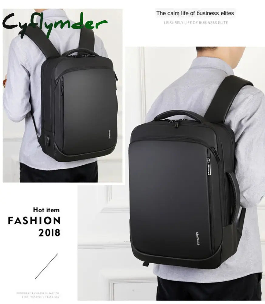 New Nylon Backpack Waterproof Large Capacity Business Male Laptop Multi-Function Backpacks Design