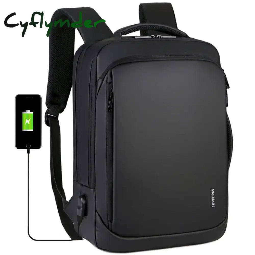 New Nylon Backpack Waterproof Large Capacity Business Male Laptop Multi-Function Backpacks Design