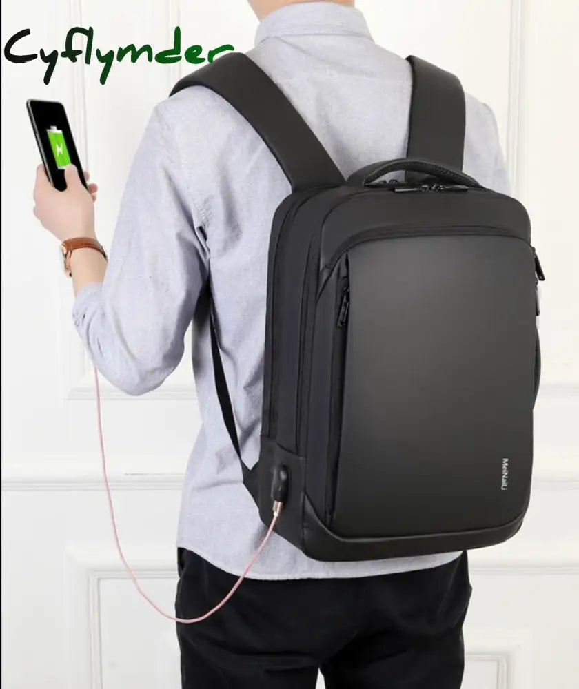 New Nylon Backpack Waterproof Large Capacity Business Male Laptop Multi-Function Backpacks Design