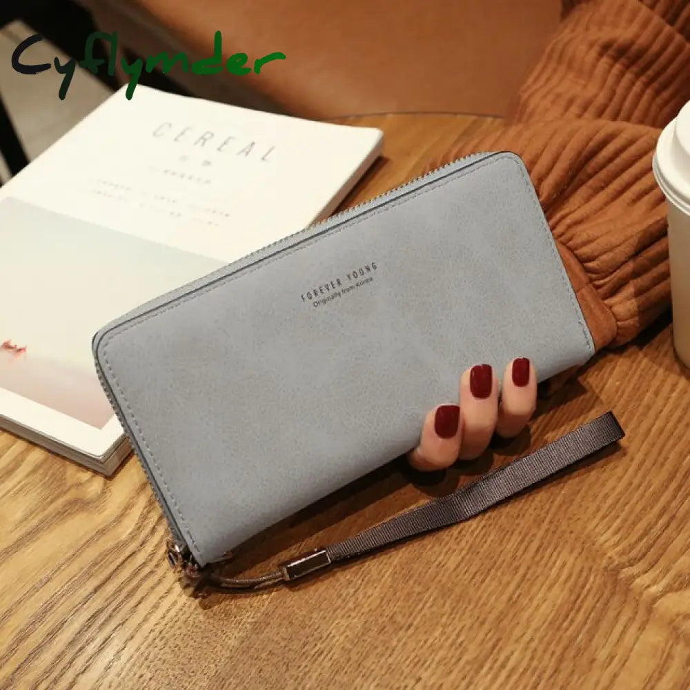 New Stylish Brand Designer Wristband Women’s Wallet Many Departments Clutch Female Long Large