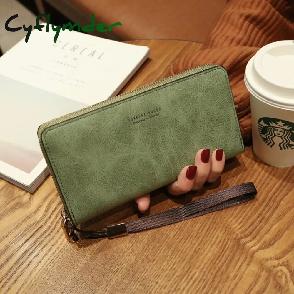 New Stylish Brand Designer Wristband Women’s Wallet Many Departments Clutch Female Long Large