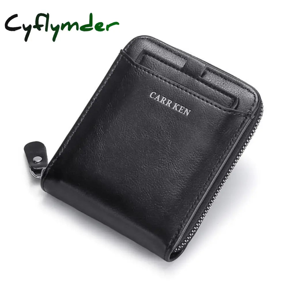 New Wallet Men Casual Short Male Clutch Leather Small Fashion Card Holder Coin Purse Billetera