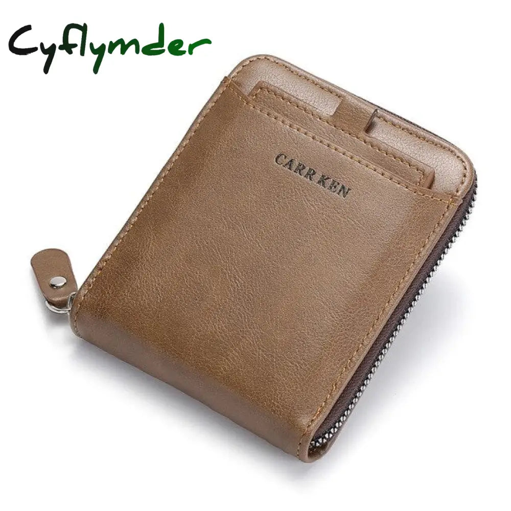 New Wallet Men Casual Short Male Clutch Leather Small Fashion Card Holder Coin Purse Billetera