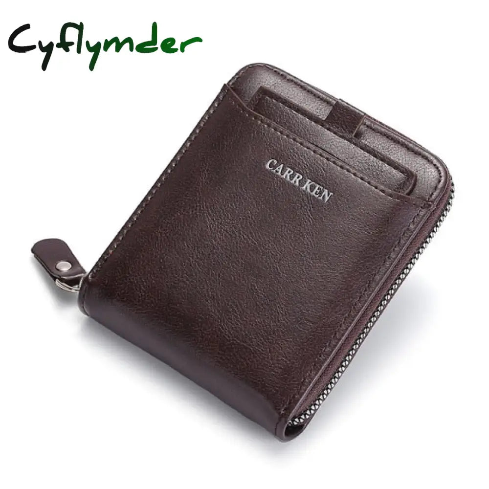 New Wallet Men Casual Short Male Clutch Leather Small Fashion Card Holder Coin Purse Billetera