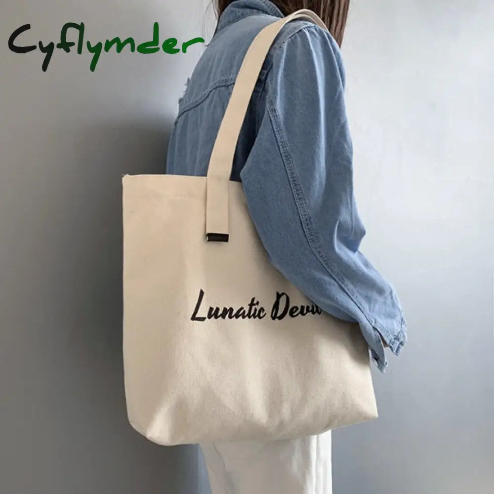 New Women Canvas Vest Shoulder Bag Big Capacity Cloth Shopping Bags Bubble Girls Ins Reusable Beach