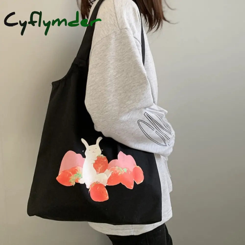 New Women Canvas Vest Shoulder Bag Big Capacity Cloth Shopping Bags Bubble Girls Ins Reusable Beach