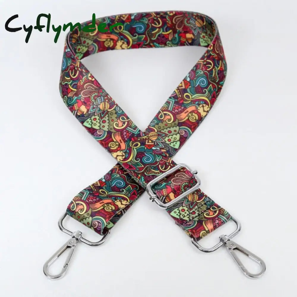 O Bag Handle Strap For Women Removable Diy Shoulder Rainbow Handbag Accessories Cross Body