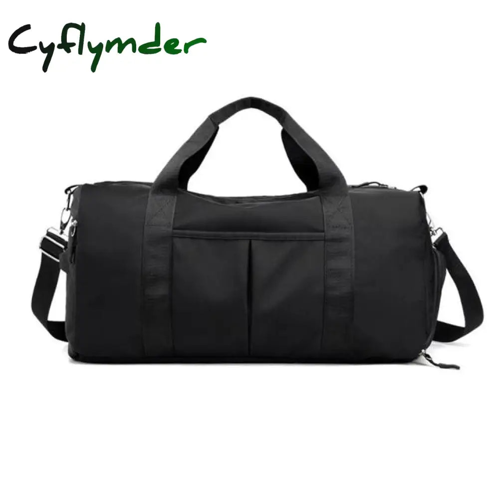 Outdoor Waterproof Nylon Sports Gym Bags Men Women Training Fitness Travel Handbag Yoga Mat Sport