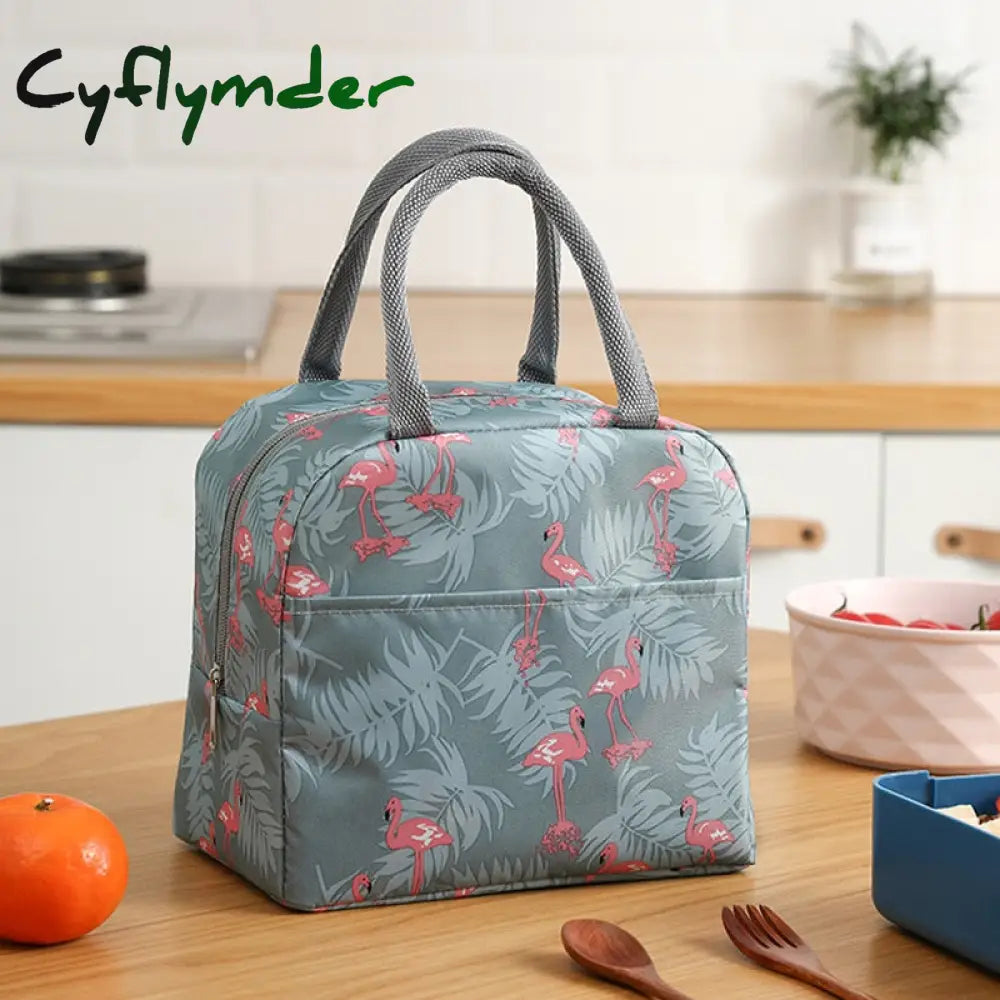 Portable Cooler Bags Insulated Large Capacity Aluminium Coating Lunch Bag Food Frozen Box For Women