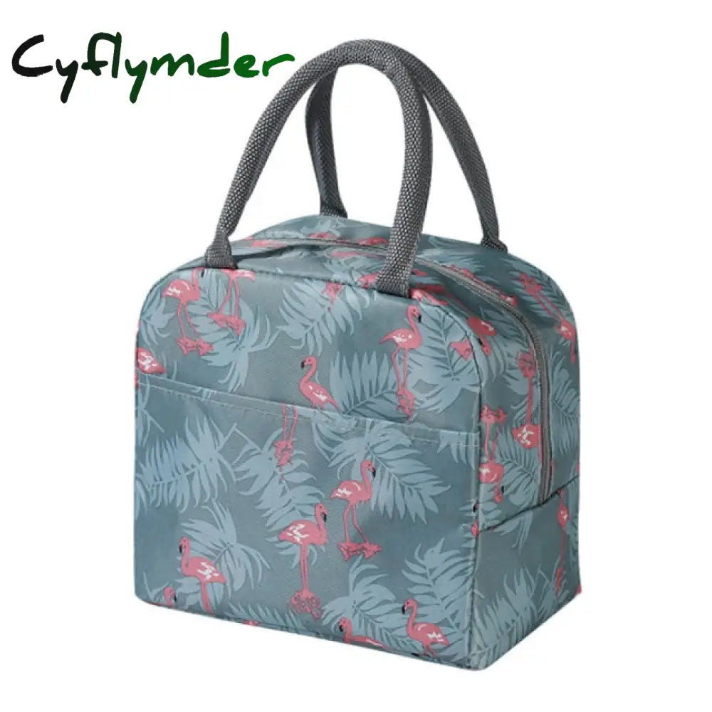 Portable Cooler Bags Insulated Large Capacity Aluminium Coating Lunch Bag Food Frozen Box For Women