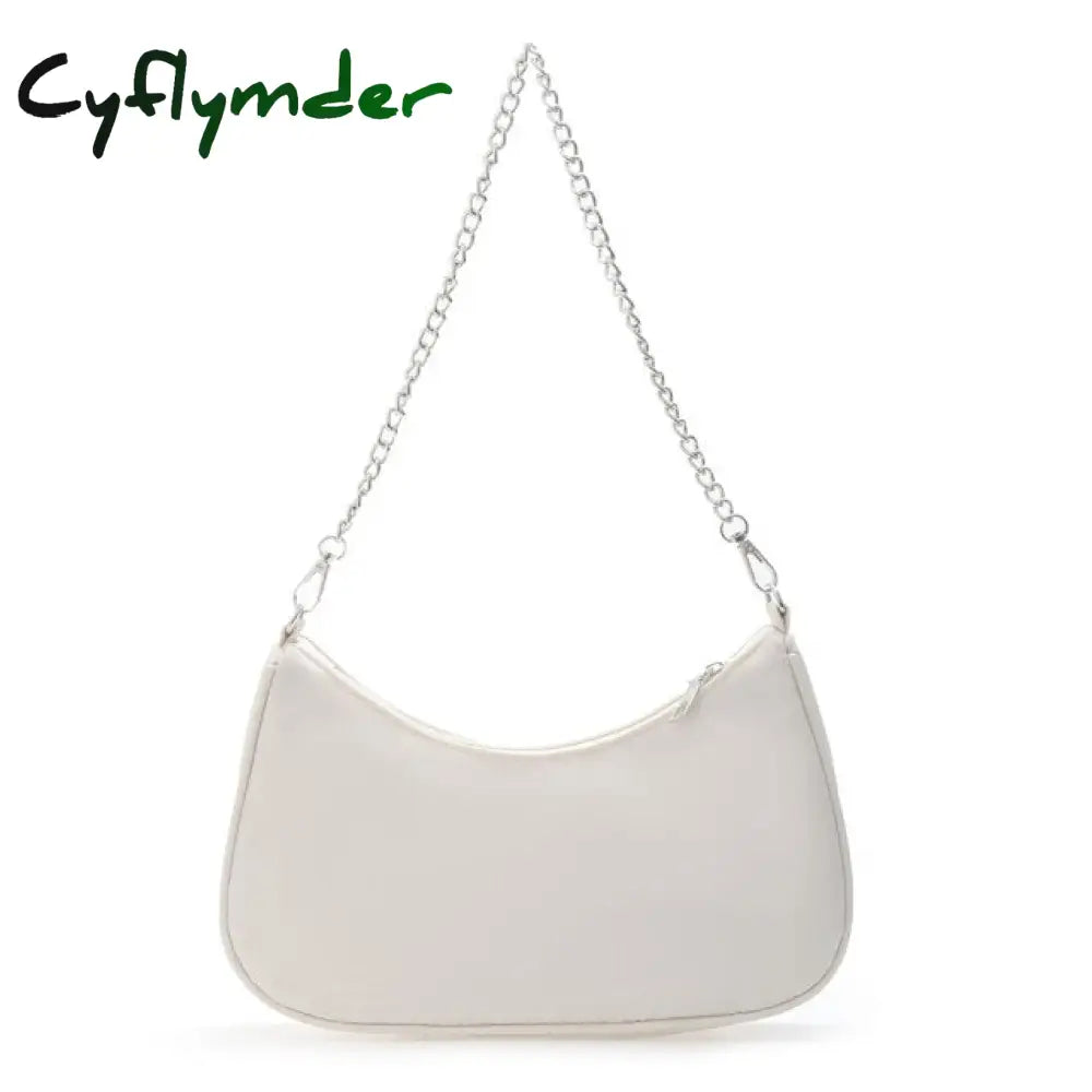 Pu Leather Fashion Handbag Women Underarm Bag Retro Solid Color Ladies Baguette Handbags Design
