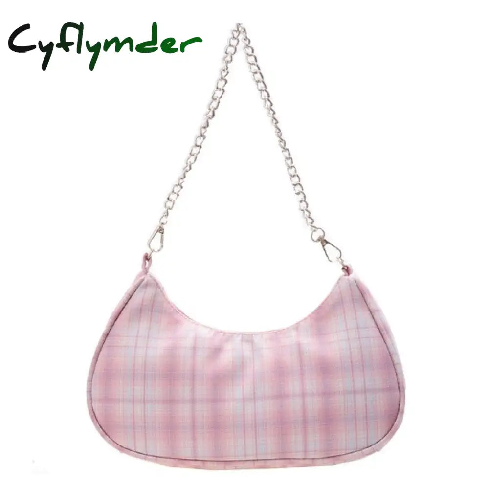 Pu Leather Fashion Handbag Women Underarm Bag Retro Solid Color Ladies Baguette Handbags Design