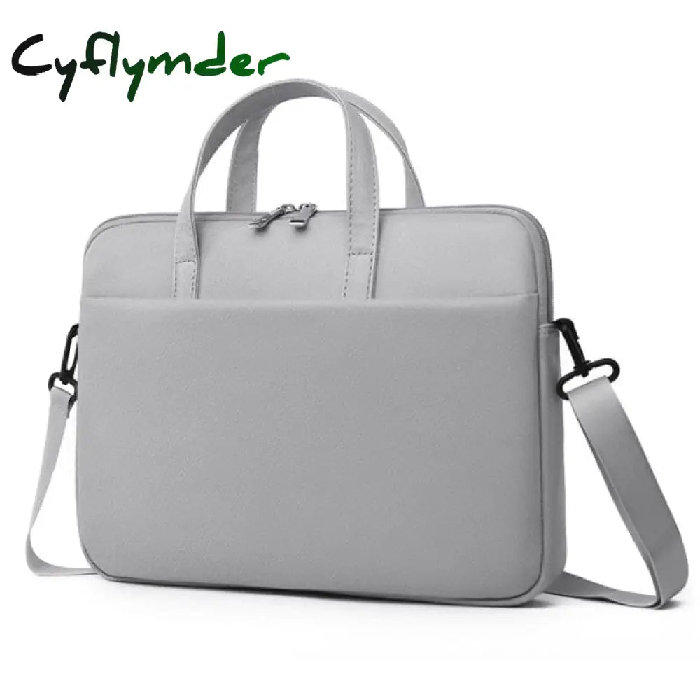 Pu Leather Laptop Bag 13 14 15.6 Handbag For Macbook Air Pro 15 16 Women Shoulder Briefcase