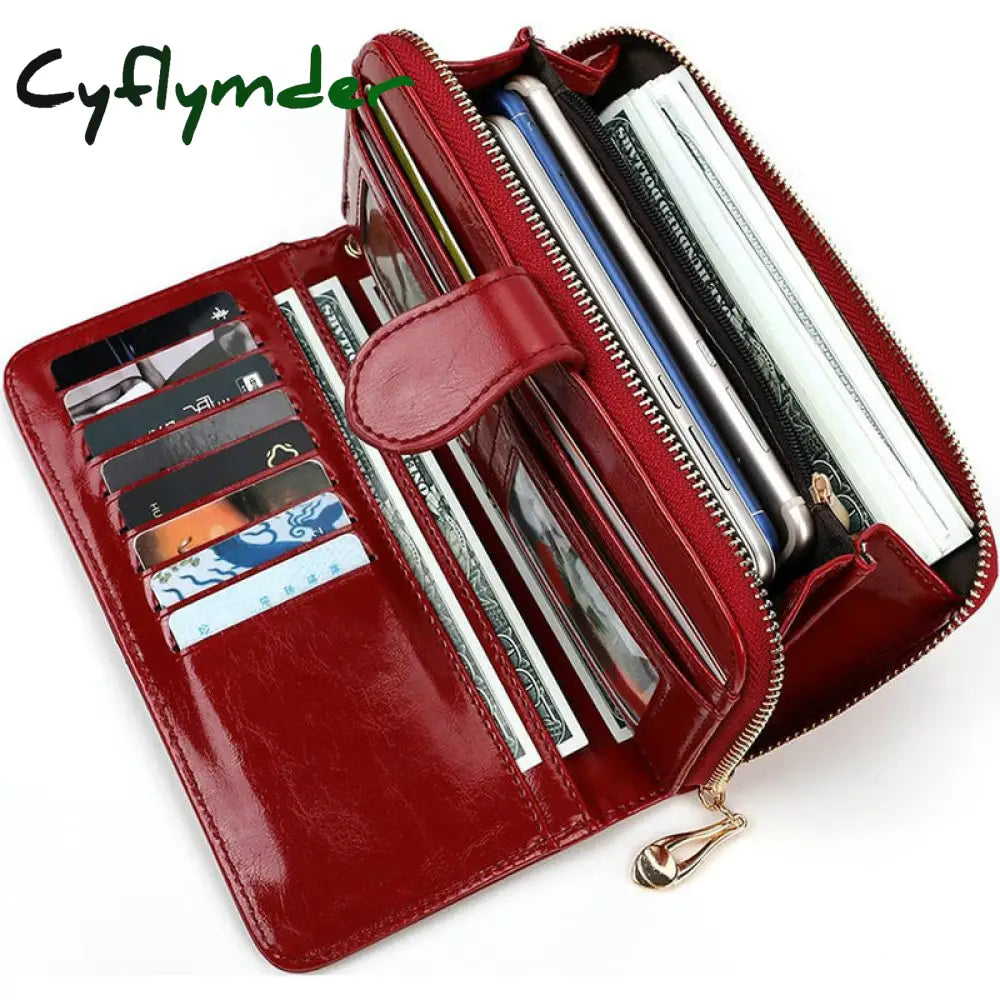 Pu Leather Women Wallets Purses Fashion Long Zipper Women’s Wallet Money Coin Holder Female Purse