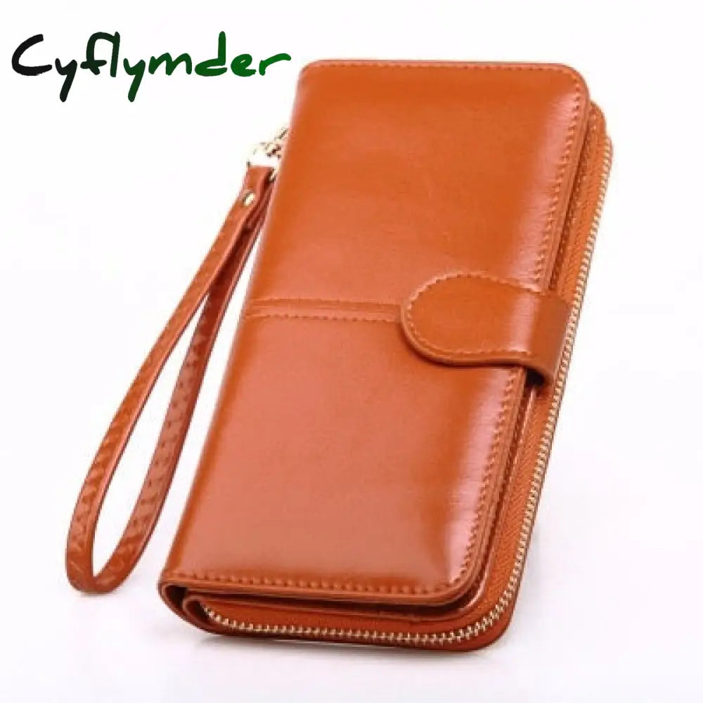 Pu Leather Women Wallets Purses Fashion Long Zipper Women’s Wallet Money Coin Holder Female Purse