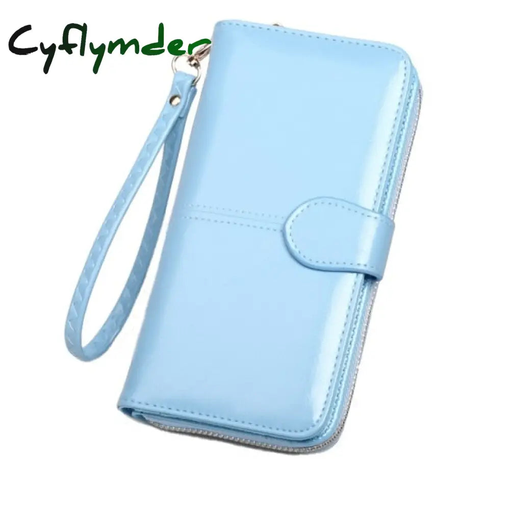 Pu Leather Women Wallets Purses Fashion Long Zipper Women’s Wallet Money Coin Holder Female Purse