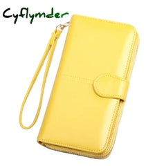 Pu Leather Women Wallets Purses Fashion Long Zipper Women’s Wallet Money Coin Holder Female Purse