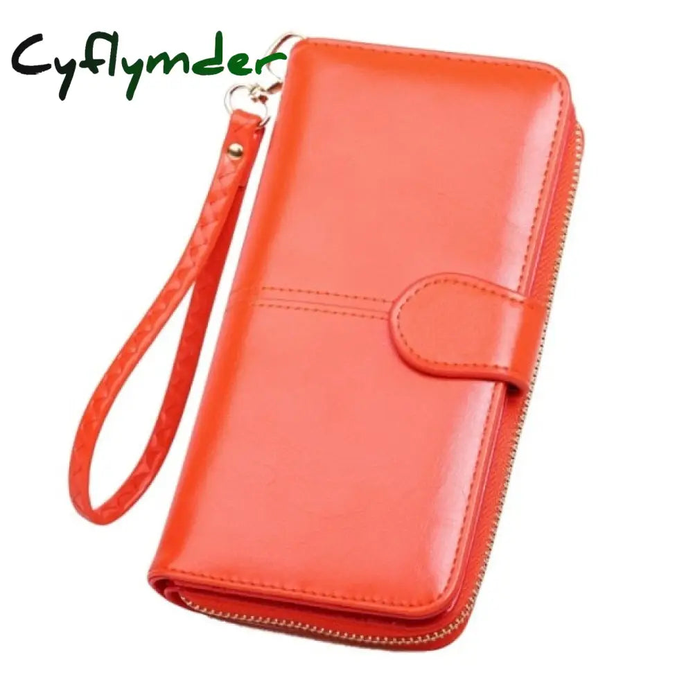 Pu Leather Women Wallets Purses Fashion Long Zipper Women’s Wallet Money Coin Holder Female Purse