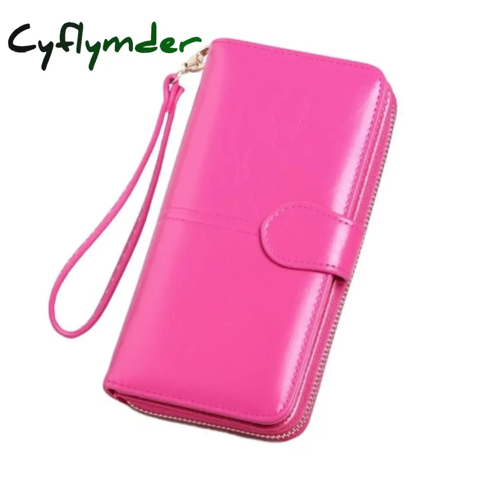 Pu Leather Women Wallets Purses Fashion Long Zipper Women’s Wallet Money Coin Holder Female Purse