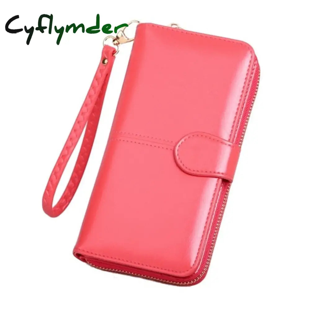 Pu Leather Women Wallets Purses Fashion Long Zipper Women’s Wallet Money Coin Holder Female Purse