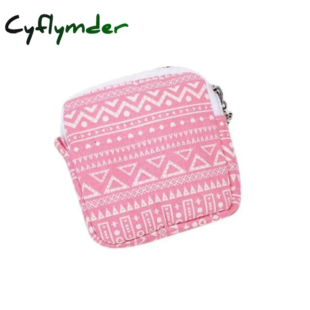 Sanitary Bag Napkin Towel Storage Organizer Credit Card Holder Pad Pouch Household Organization 5