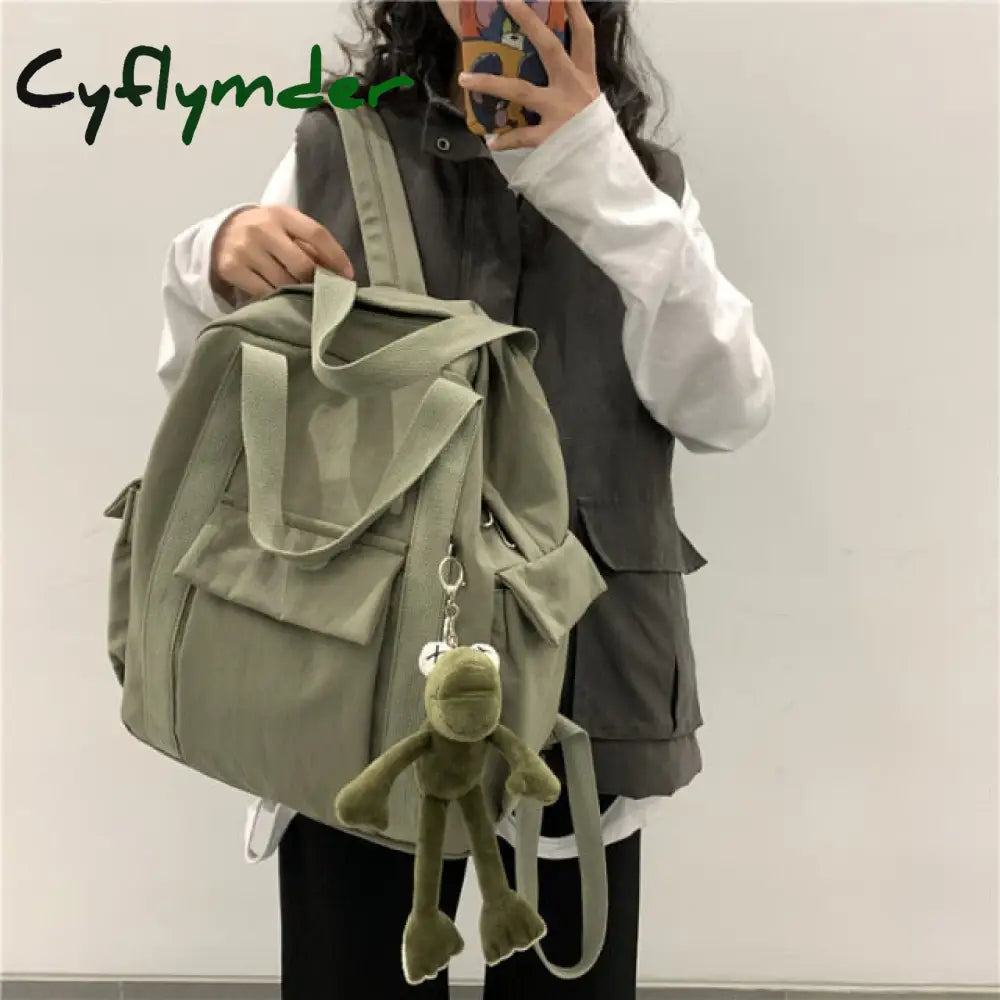 Schoolbag Female Ins Style Korean College Student Backpack High School Mori Fashion Multi-Purpose