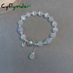 Sea Blue Treasure Moonlight Crystal Bracelet