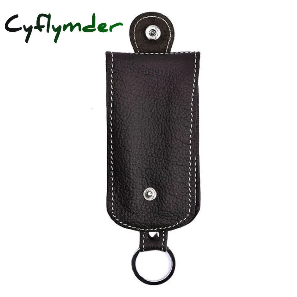 Soft Genuine Leather Keychain Housekeeper Case Wallet Edc Women Hasp Car Key Holder Organizer Bag