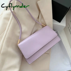 Soft Pu Leather Baguette Shoulder Bags For Women Simple Armpit Bag Lady Handbags Female Trend Solid