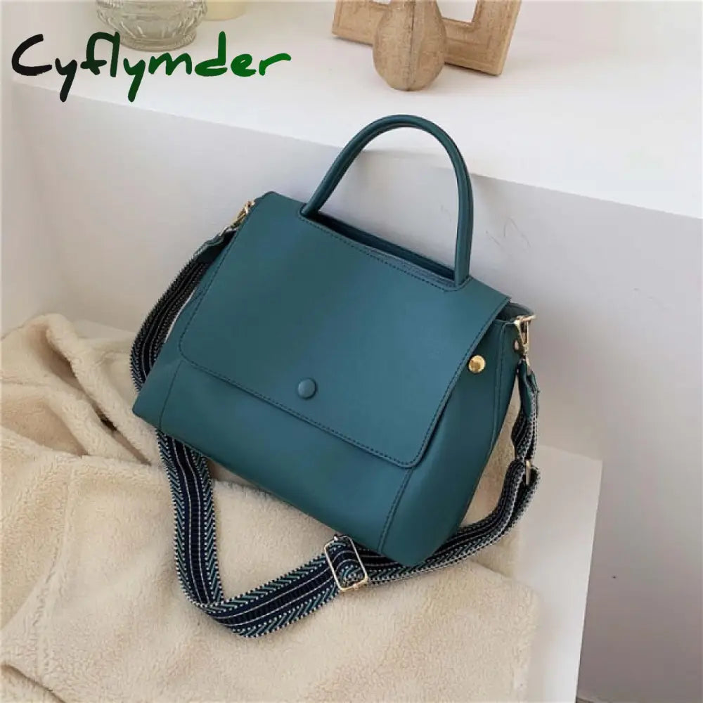 Solid Color Large Capacity Handbags For Women Female Shoulder Bag Retro Daily Totes Lady Elegant