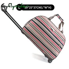 Suitcase And Travel Bags Wheels New Waterproof Large Capacity Carry On Luggage Trolley Handbag