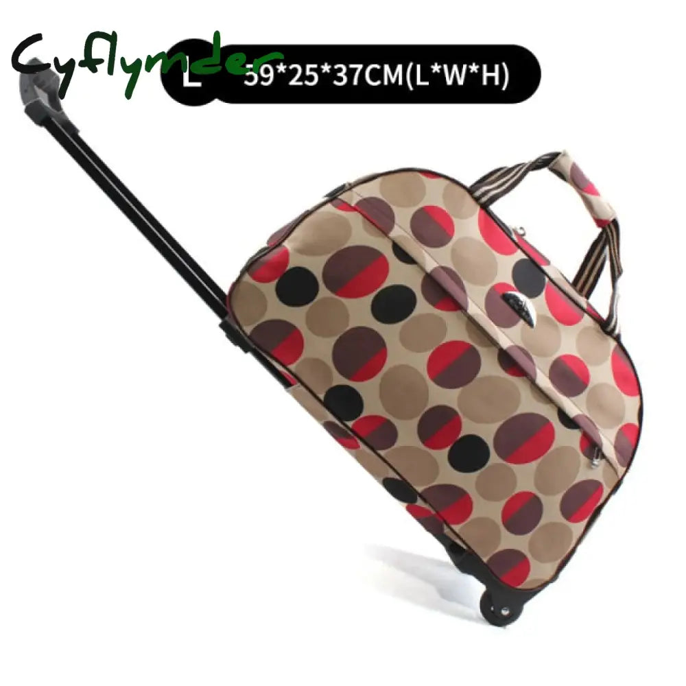 Suitcase And Travel Bags Wheels New Waterproof Large Capacity Carry On Luggage Trolley Handbag