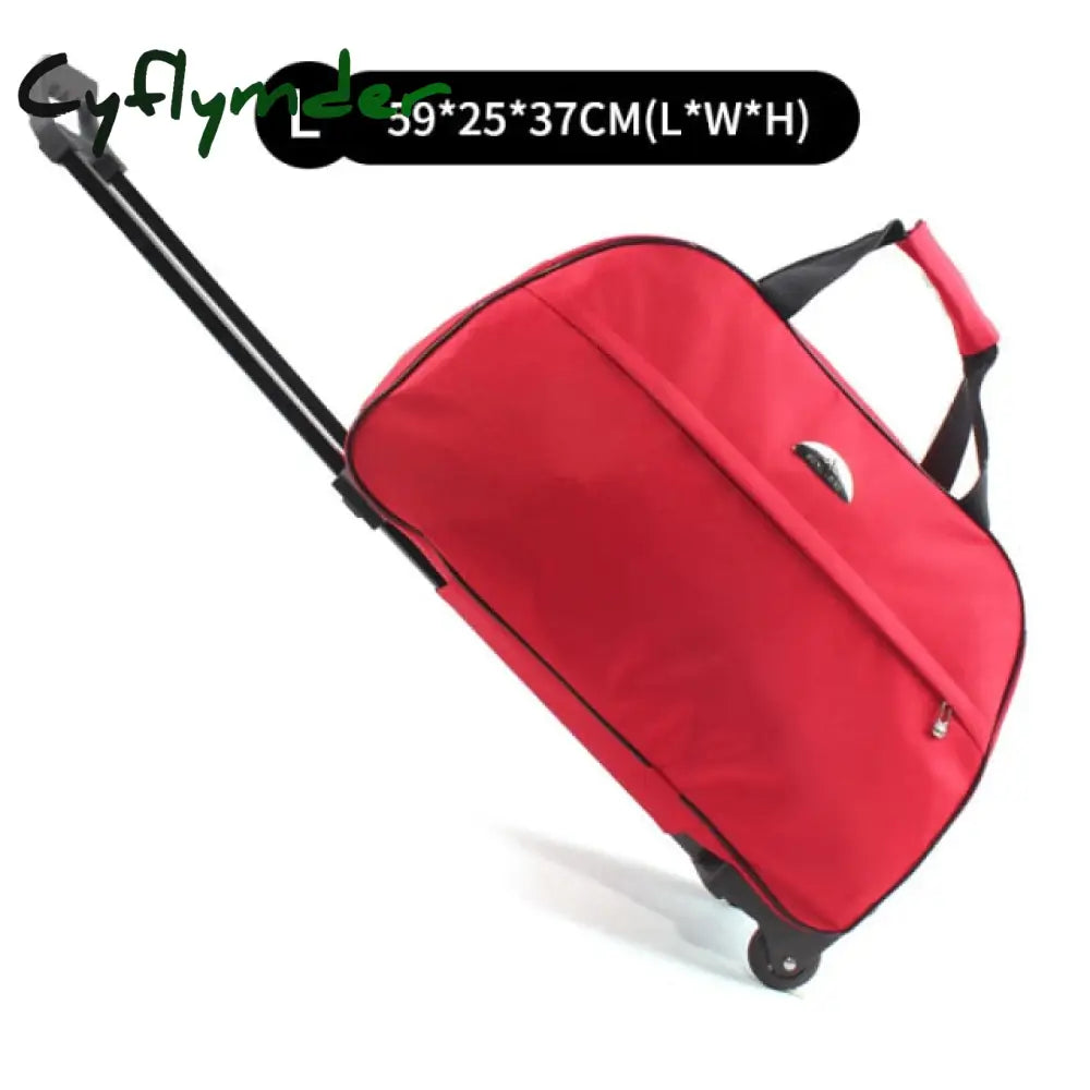 Suitcase And Travel Bags Wheels New Waterproof Large Capacity Carry On Luggage Trolley Handbag