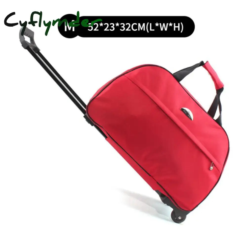 Suitcase And Travel Bags Wheels New Waterproof Large Capacity Carry On Luggage Trolley Handbag