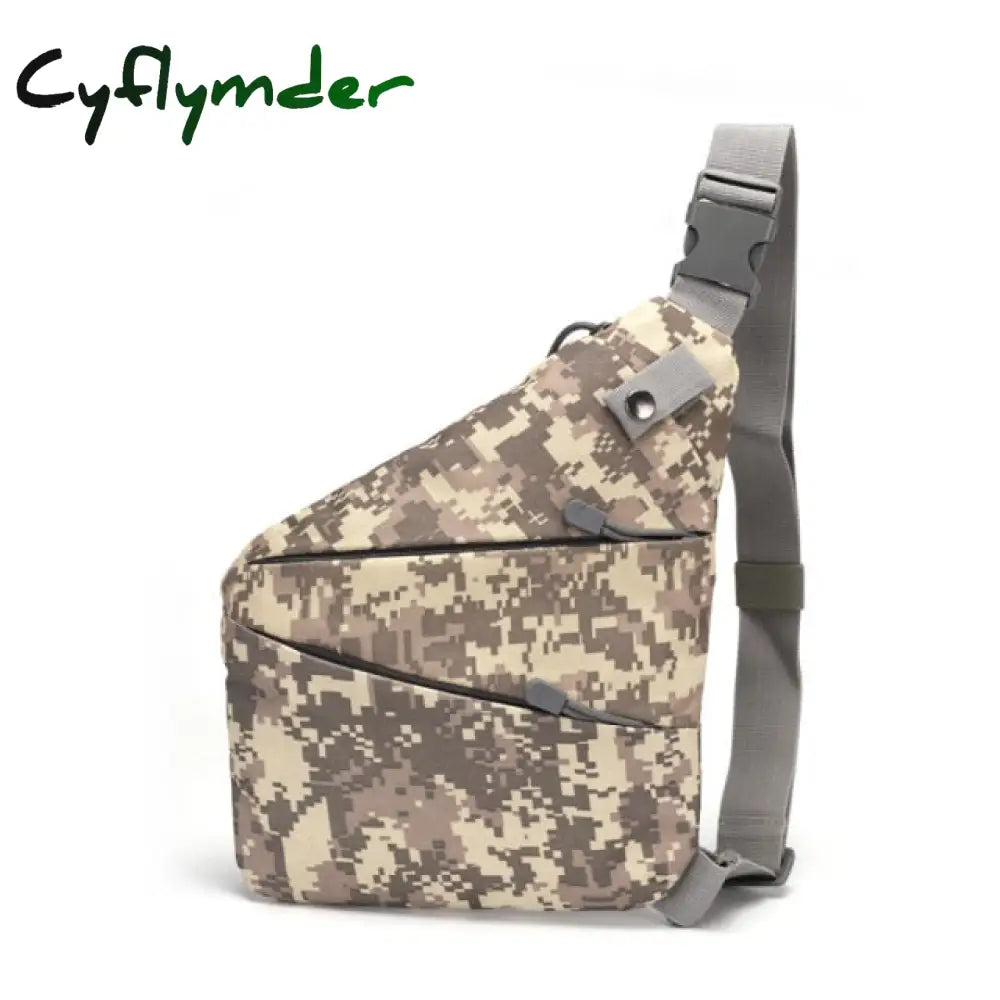 Tactical Storgage Bag Body Hugging Shoulder Anti-Theft Wallet Men Outdoor Bicycle Pistol Gun Casual