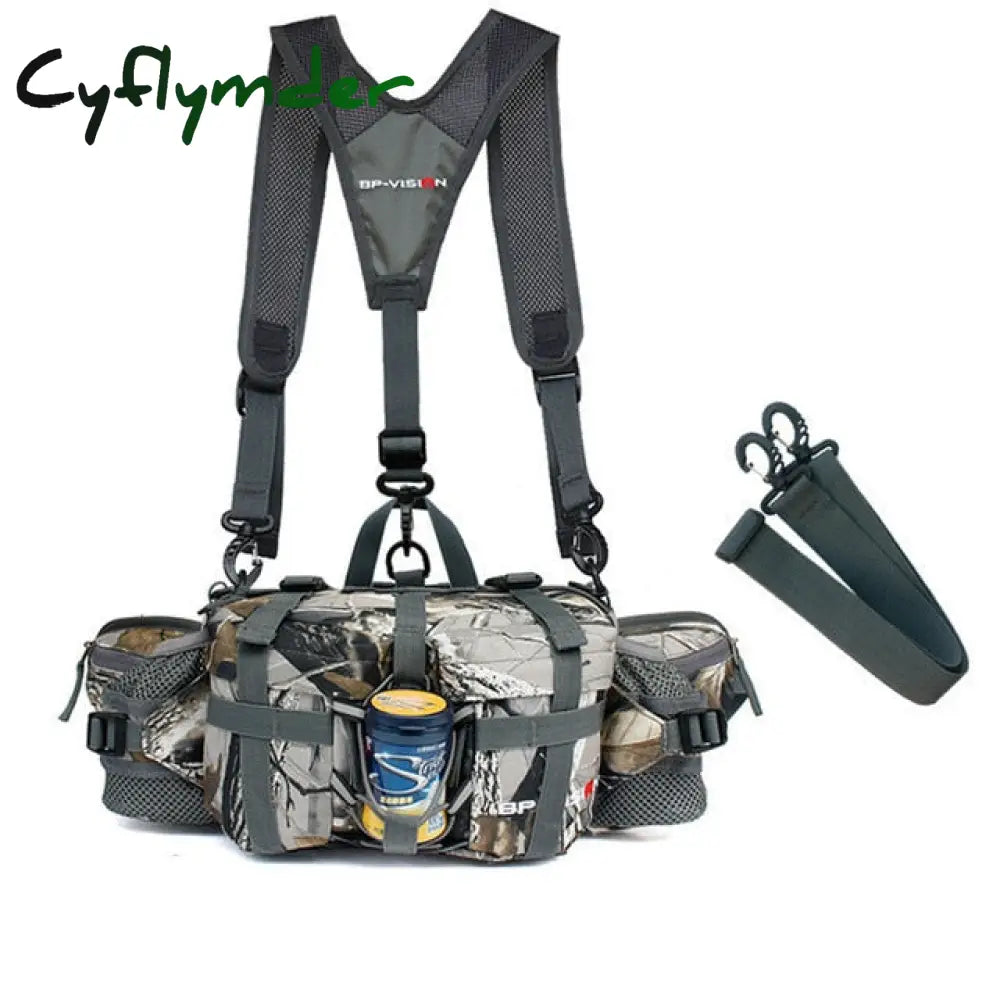 Tactics Waist Bag Men Women Multifunction Waterproof Shoulder Outdoor Camping Hiking Riding Travel