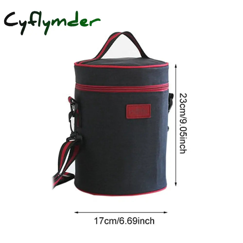 Thermal Lunch Bag Women Portable Insulated Cooler Bento Tote Family Travel Picnic Drink Fruit Food