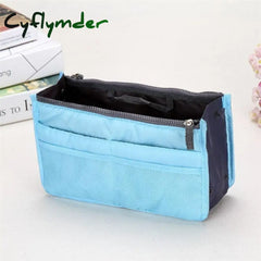 Tote Cosmetic Bag For Women Double Zipper Makeup Toiletries Storage Bags Large Nylon Travel Kit