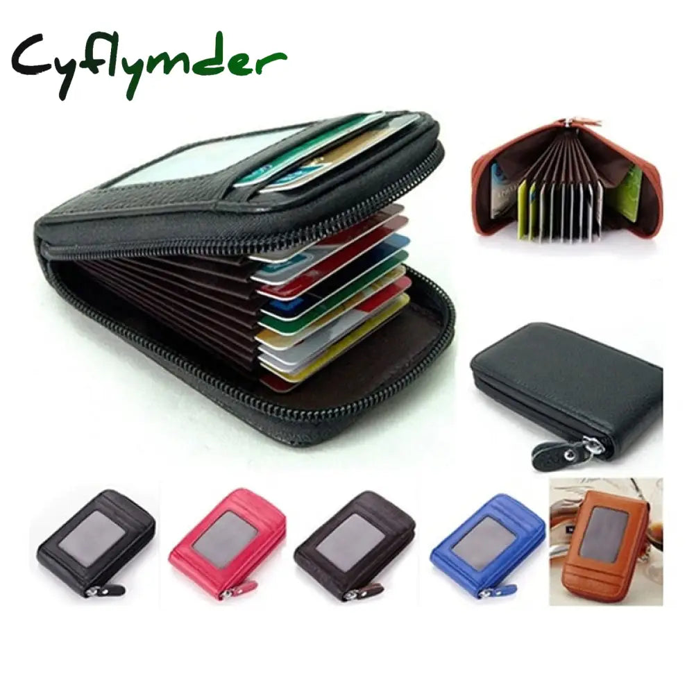 Travel Journey Bank Card Organizer Wallet Passport Id Holder Ticket Credit Bag Case Zipper