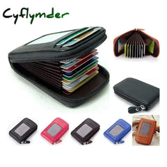 Travel Journey Bank Card Organizer Wallet Passport Id Holder Ticket Credit Bag Case Zipper