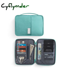 Travel Passport Holder Tickets Storage Bag Wallet Big Credit Cardholder Organizer Waterproof